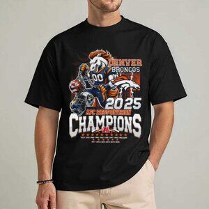 Denver Broncos 2025 AFC West Division Champions Shirt 81